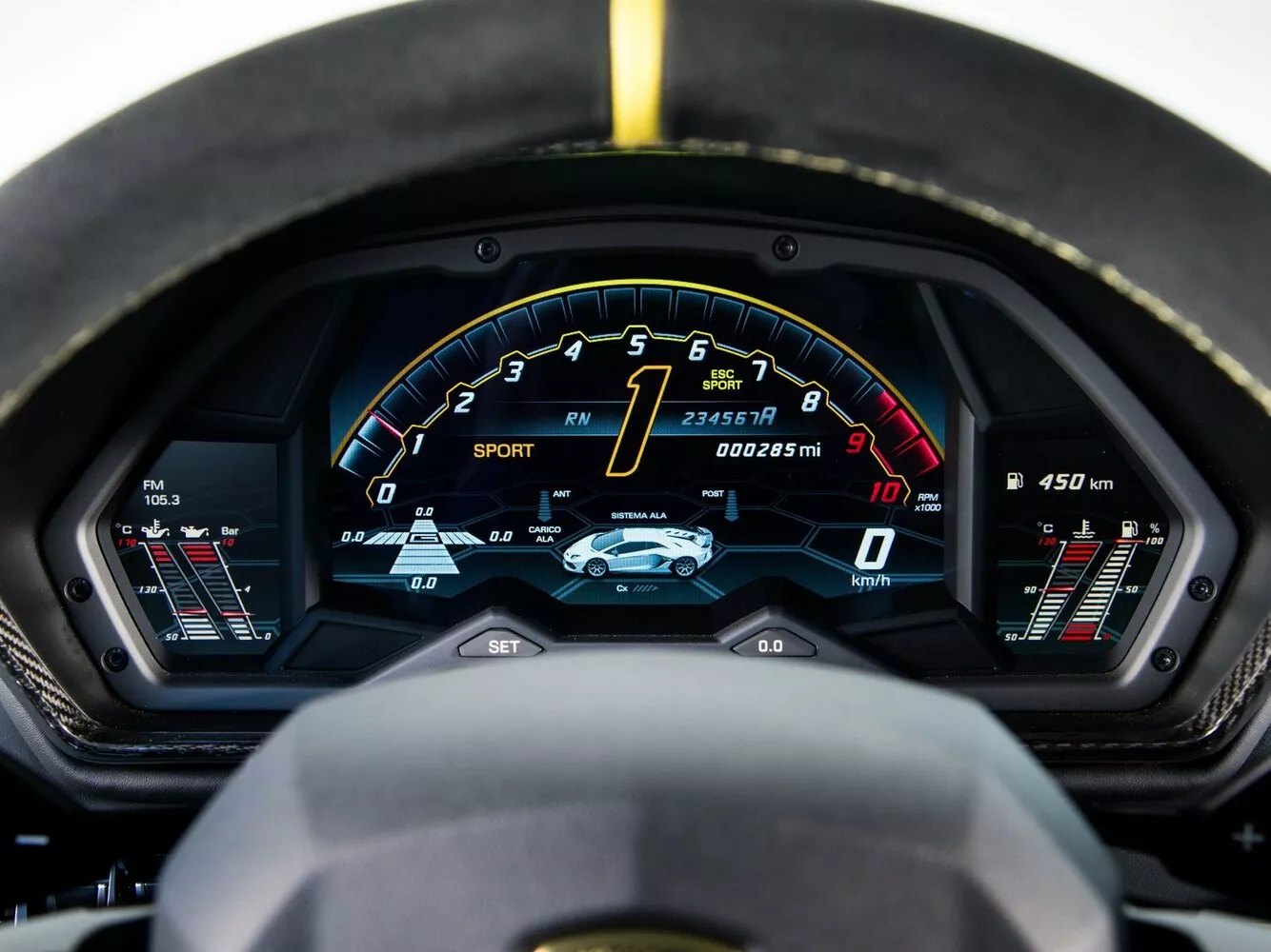 Фото приборной панели Lamborghini Aventador  I Рестайлинг 2016 -  2024 
                                            