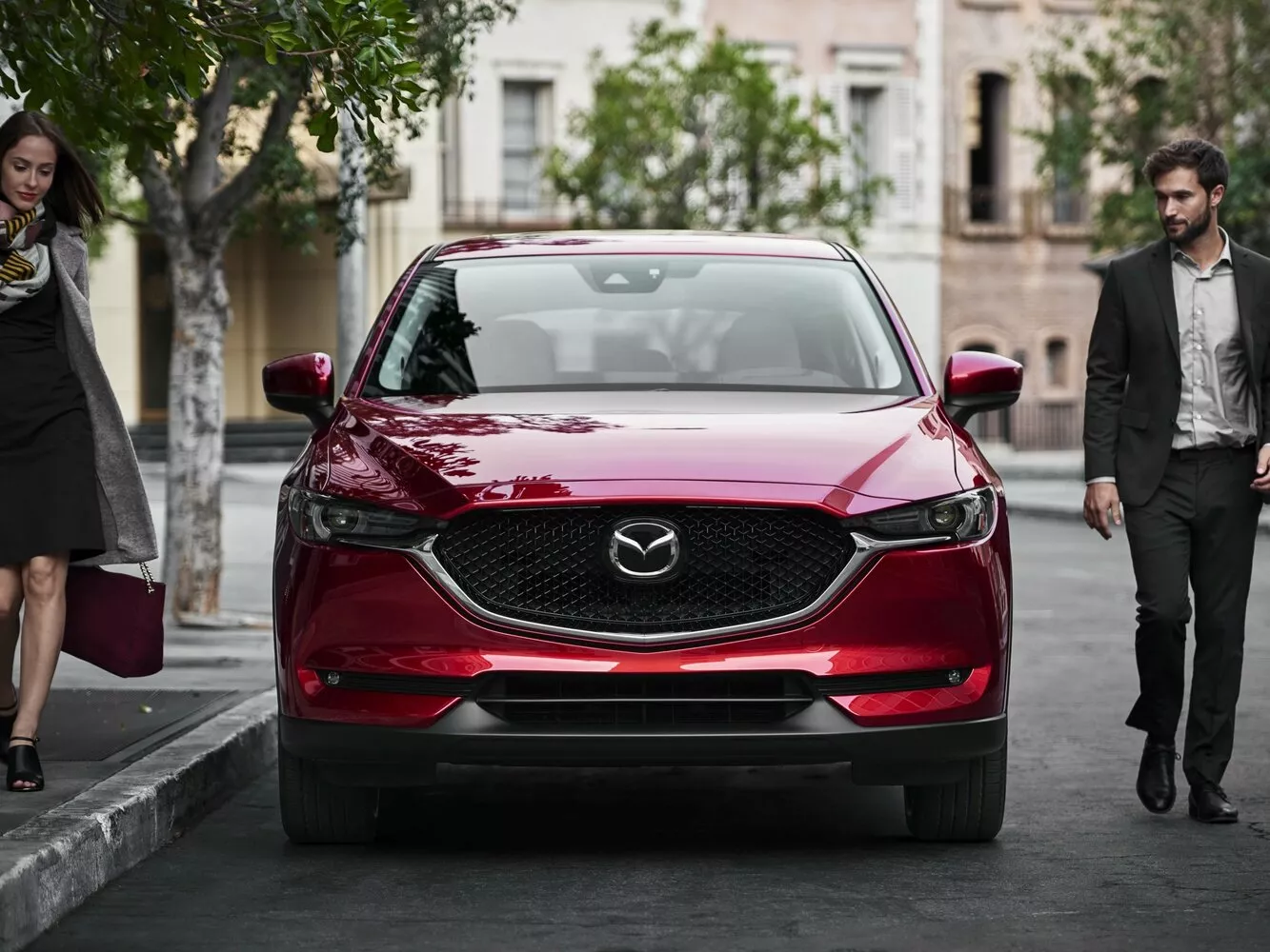 Фото спереди Mazda CX-5  II 2017 -  2024 
                                            