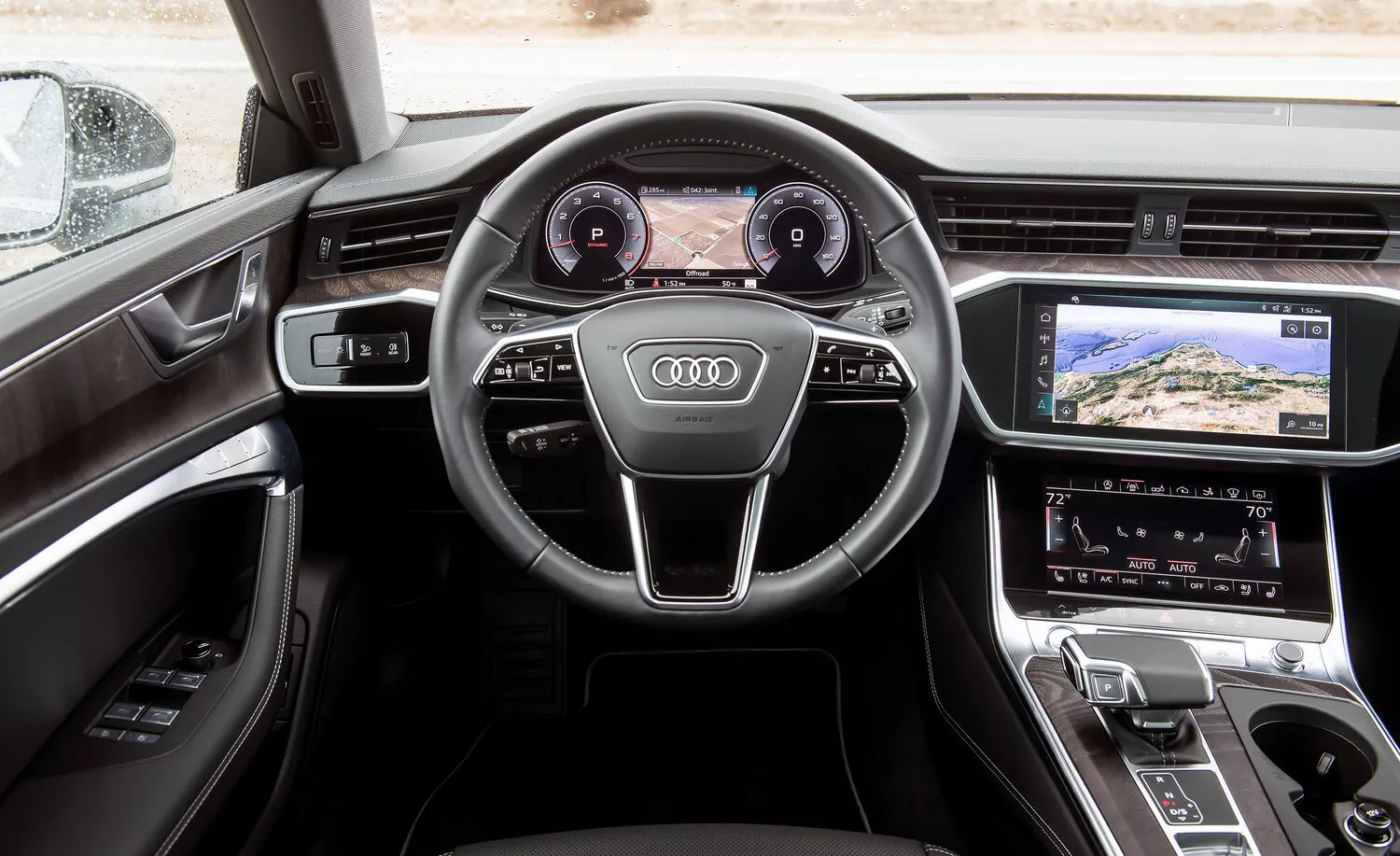 Фото рулевого колеса Audi A7  II (4K) 2018 -  2024 
                                            