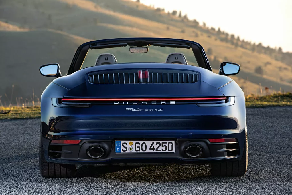 Фото сзади Porsche 911  VIII (992) 2018 -  2024 
                                            