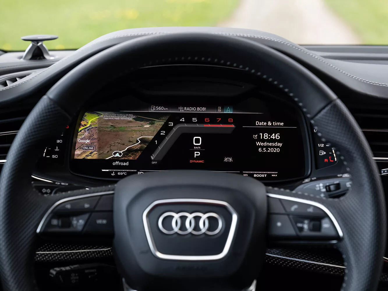 Фото приборной панели Audi SQ7  I (4M) Рестайлинг 2019 -  2024 
                                            