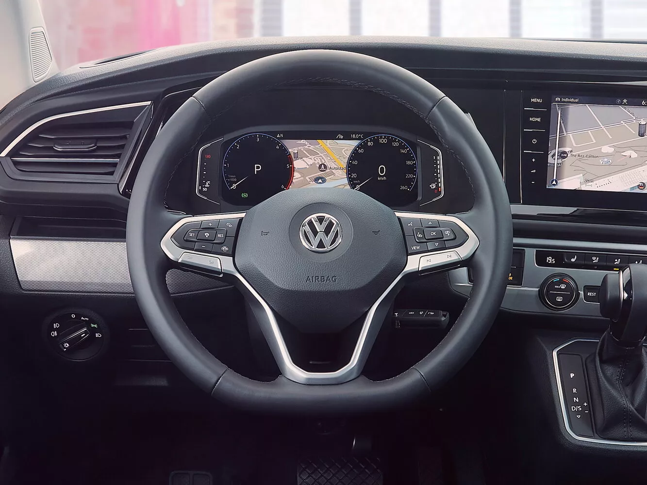 Фото рулевого колеса Volkswagen Multivan  T6 Рестайлинг 2019 -  2024 
                                            