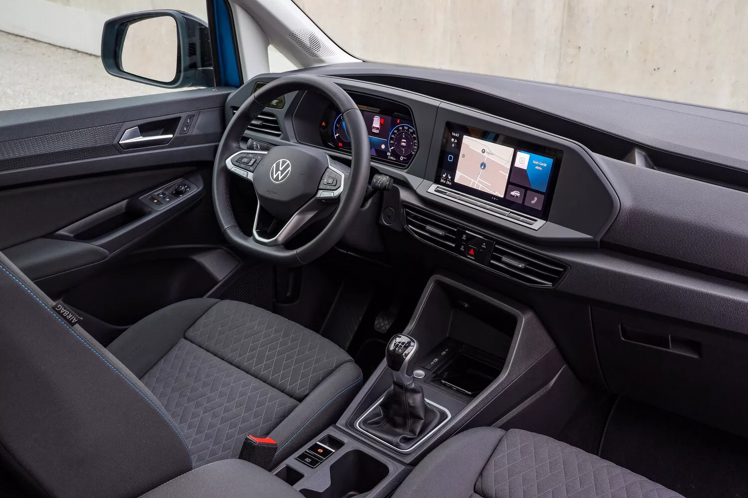 Фото салона спереди Volkswagen Caddy  V 2020 -  2024 
                                            