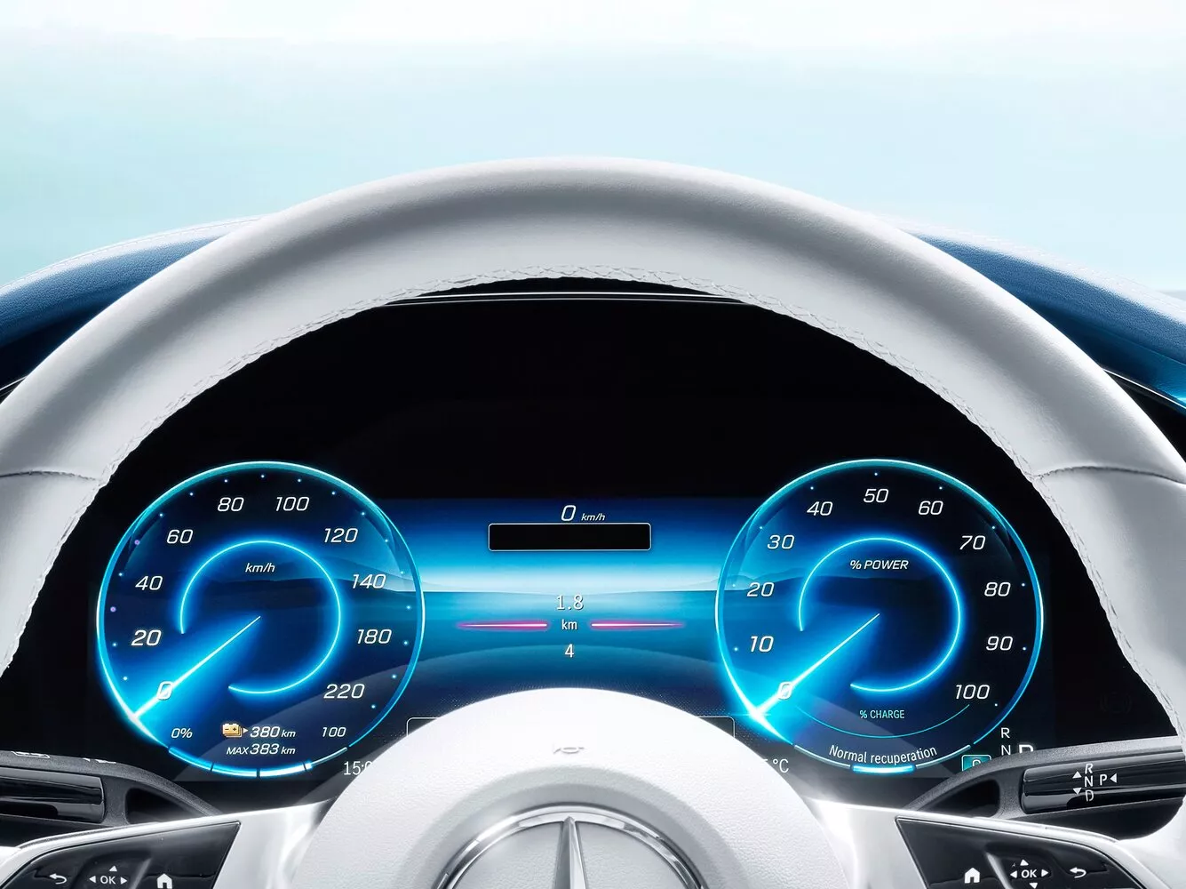 Фото приборной панели Mercedes-Benz EQE   2022 -  2024 
                                            