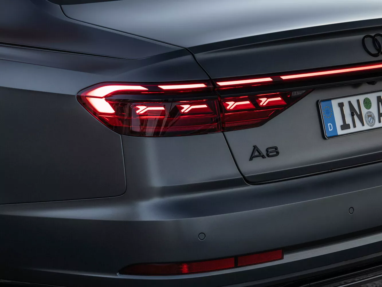 Фото задних фонорей Audi A8  IV (D5) Рестайлинг 2021 -  2024 
                                            
